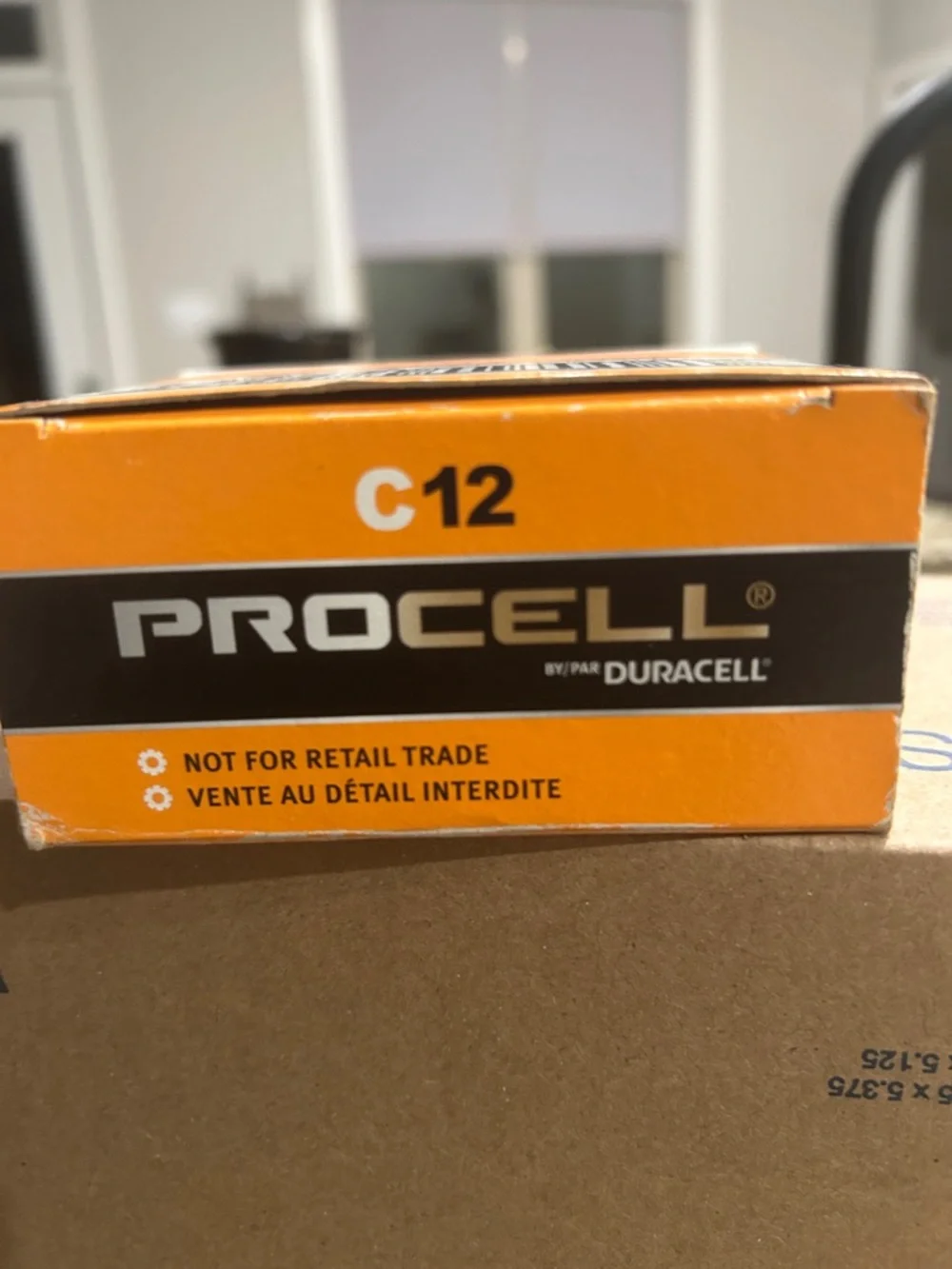 C Size 1.5V Alkaline Batteries - Orange/Black 12 Pack